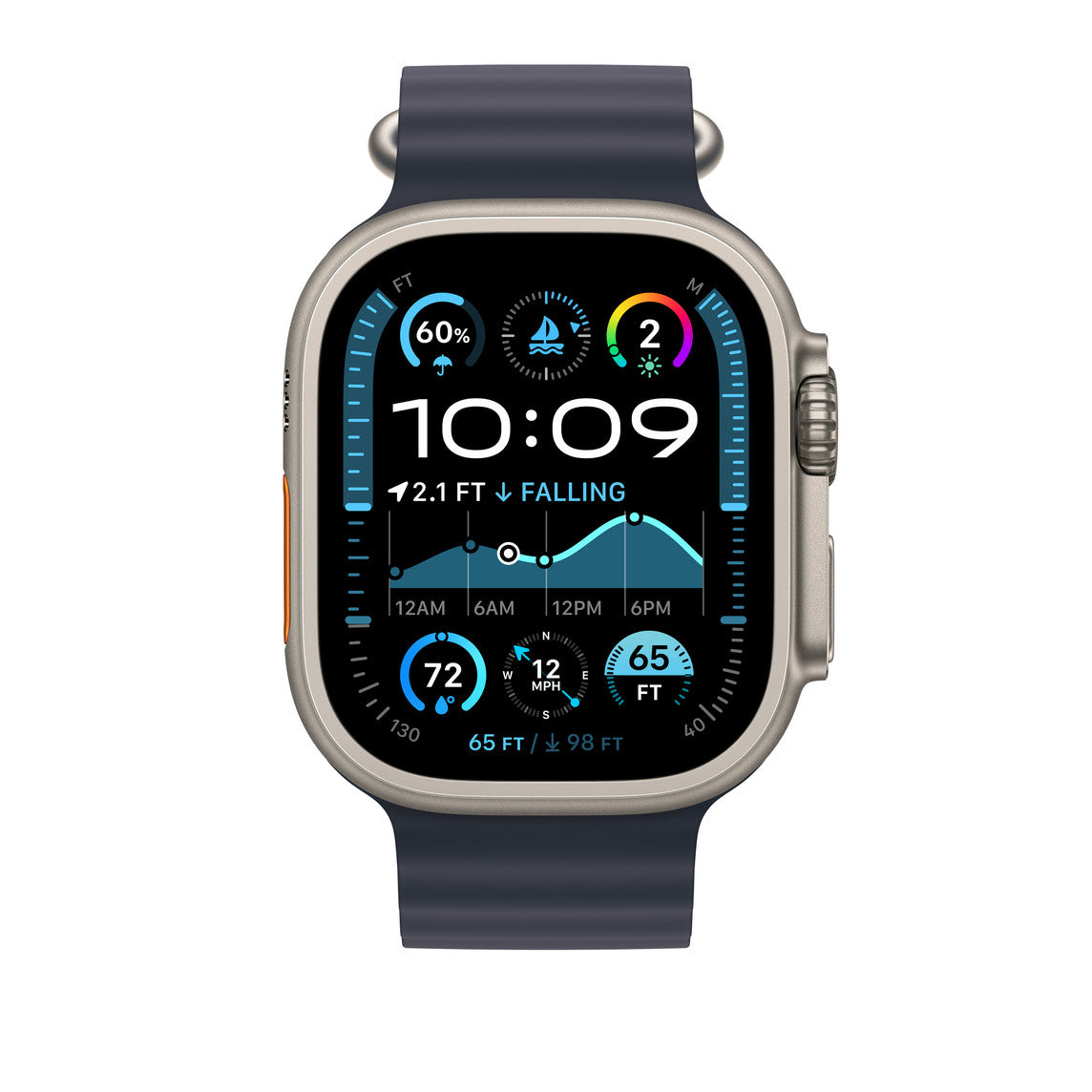 Apple Watch Ultra 2 | Titanio natural | Vista 2 — imagen de referencia