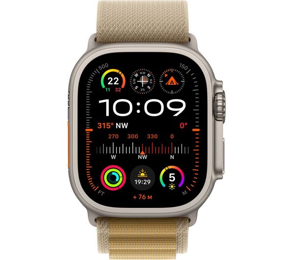 Apple Watch Ultra 2 | Titanio natural | Vista 4 — imagen de referencia
