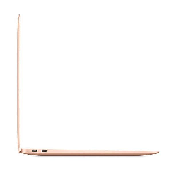 MacBook Air M1 | Oro | Vista lateral abierto — imagen de referencia