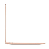 MacBook Air M1 | Oro | Vista lateral abierto — imagen de referencia